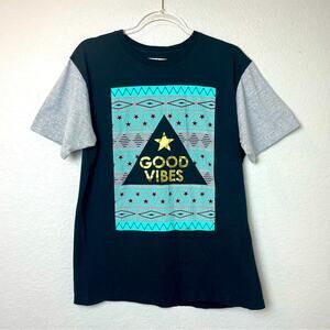 HORIZON NY Good Vibes Graphic Tee Size L